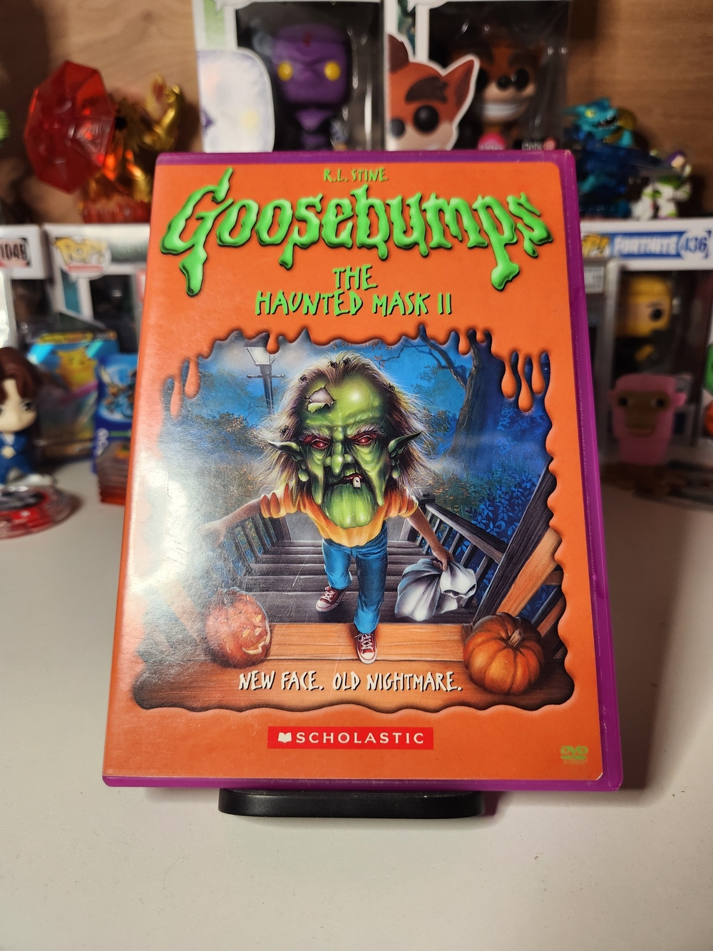Scholastic Goosebumps The Haunted Mask II — Orange & Purple Cover
